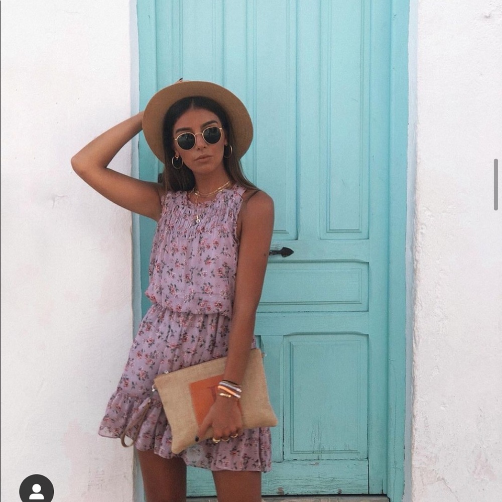 Zara Print Floral Mini Dress